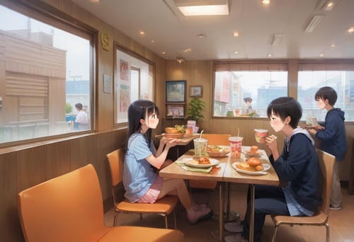 burger shop M3 (indoors) / PONY by swingwings on Tensor.Art