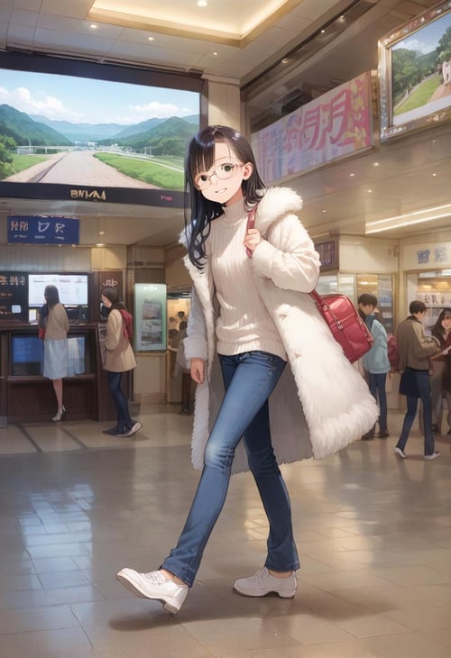 阪急梅田駅ビッグマン前 / Hankyu UMEDA station, bigman / PONY by swingwings on Tensor.Art