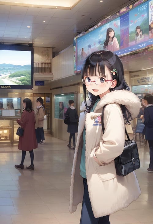 阪急梅田駅ビッグマン前 / Hankyu UMEDA station, bigman / PONY by swingwings on Tensor.Art