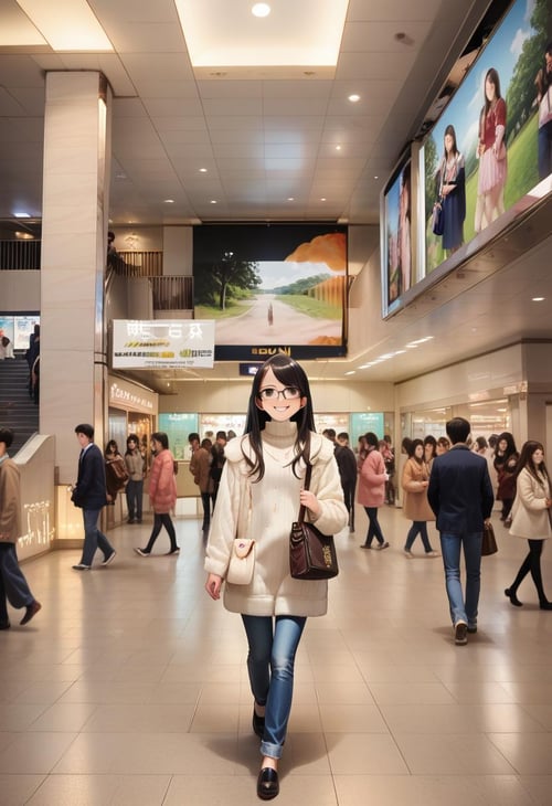 阪急梅田駅ビッグマン前 / Hankyu UMEDA station, bigman / PONY by swingwings on Tensor.Art