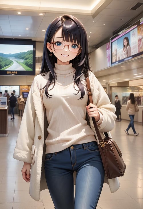 阪急梅田駅ビッグマン前 / Hankyu UMEDA station, bigman / PONY by swingwings on Tensor.Art