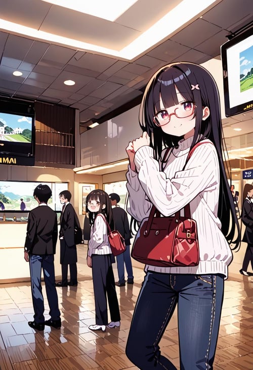 阪急梅田駅ビッグマン前 / Hankyu UMEDA station, bigman / PONY by swingwings on Tensor.Art