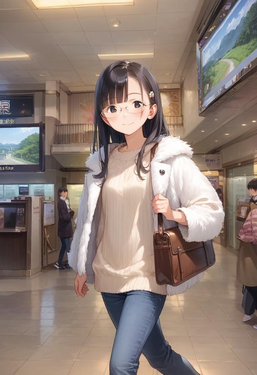阪急梅田駅ビッグマン前 / Hankyu UMEDA station, bigman / PONY by swingwings on Tensor.Art
