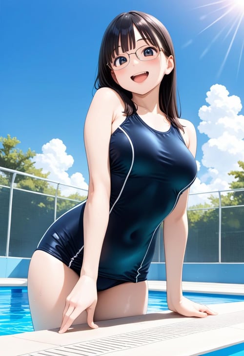 school swimsuit TYPE: KK-77 illustrious by swingwings on Tensor.Art