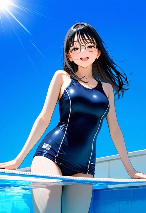 school swimsuit TYPE: KK-77 illustrious by swingwings on Tensor.Art
