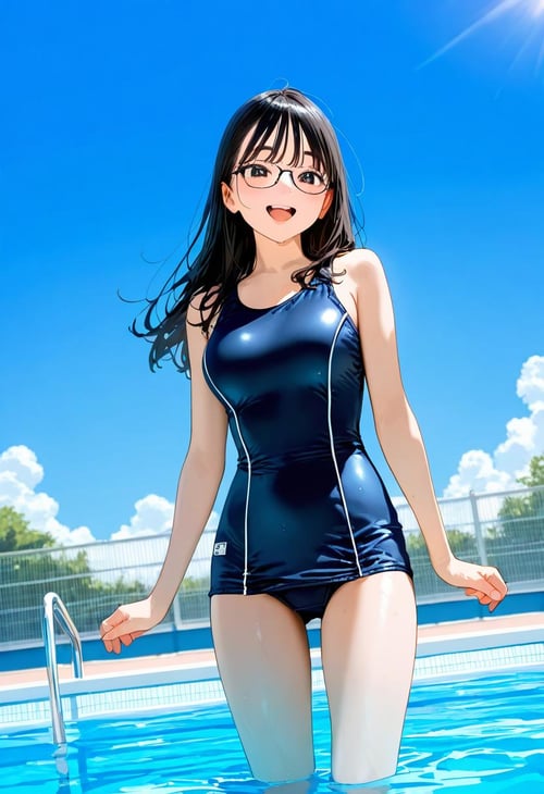school swimsuit TYPE: KK-77 illustrious by swingwings on Tensor.Art