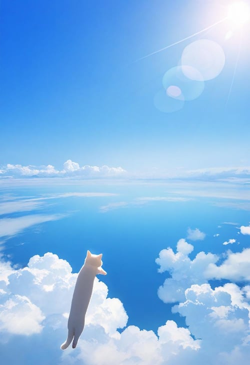 のびーるたん / long cat meme / illustrious by swingwings on Tensor.Art