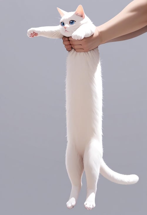 のびーるたん / long cat meme / illustrious by swingwings on Tensor.Art