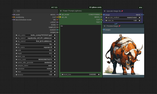Flux Workflow w/Lora by 2thecurve on Tensor.Art