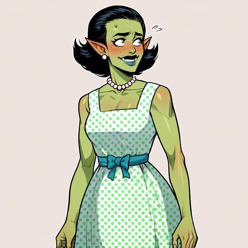 1950s Housewife Outfit - Pony by Navedaxu on Tensor.Art