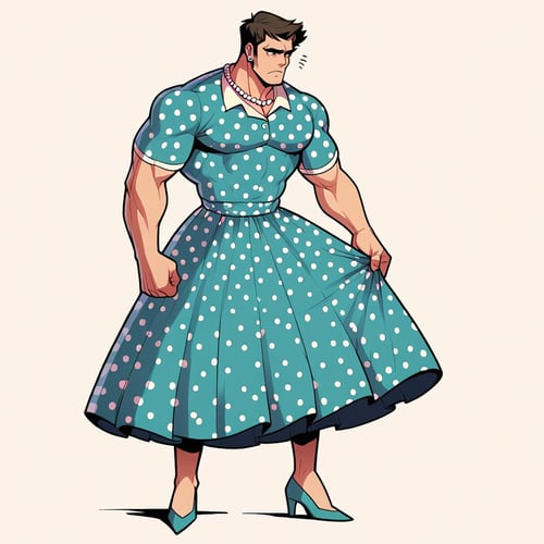1950s Housewife Outfit - Pony by Navedaxu on Tensor.Art