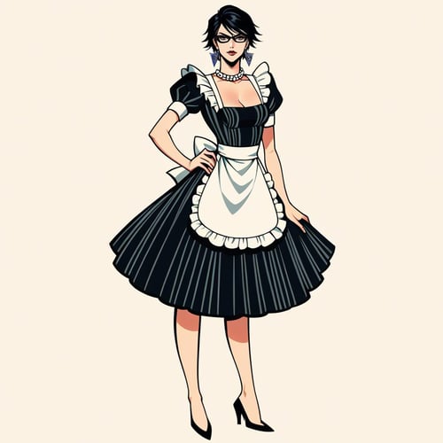 1950s Housewife Outfit - Pony by Navedaxu on Tensor.Art