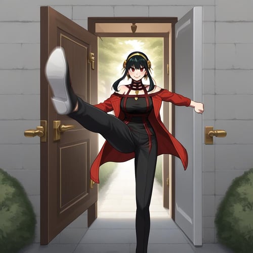 Kicked Door by Navedaxu on Tensor.Art