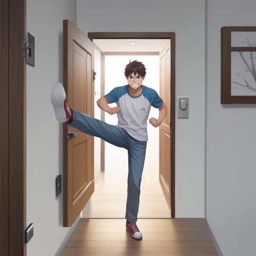 Kicked Door by Navedaxu on Tensor.Art
