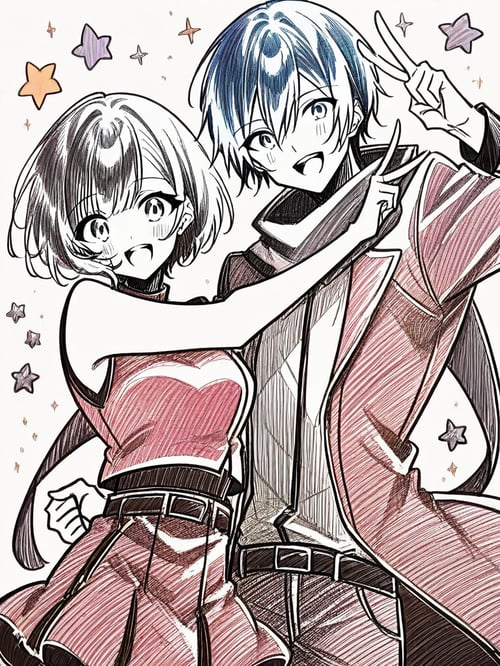 ペン画風LoRA - PenDrawing Memiha XL | Animagine XL 4.0 by 樺野めみは on Tensor.Art