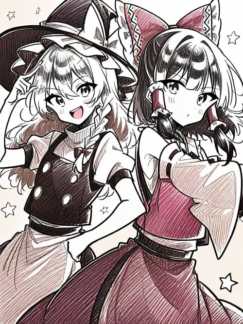 ペン画風LoRA - PenDrawing Memiha XL | Animagine XL 4.0 by 樺野めみは on Tensor.Art