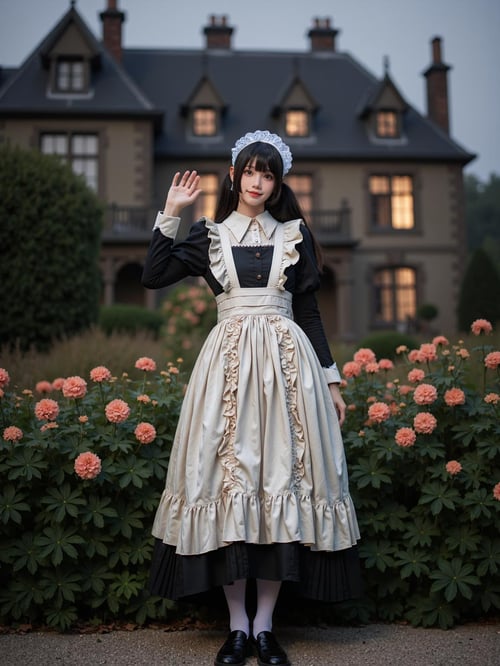 [Flux.1 D][Realistic] Maid costume | 女仆装 by cyberAngel_ on Tensor.Art