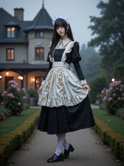 [Flux.1 D][Realistic] Maid costume | 女仆装 by cyberAngel_ on Tensor.Art