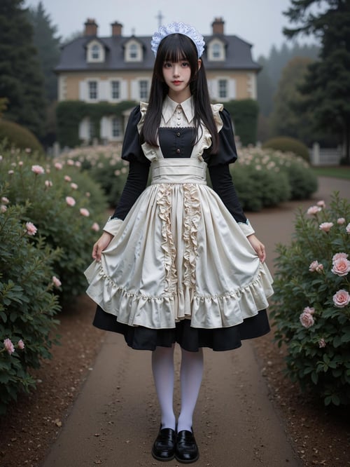 [Flux.1 D][Realistic] Maid costume | 女仆装 by cyberAngel_ on Tensor.Art