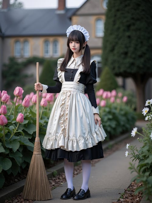 [Flux.1 D][Realistic] Maid costume | 女仆装 by cyberAngel_ on Tensor.Art
