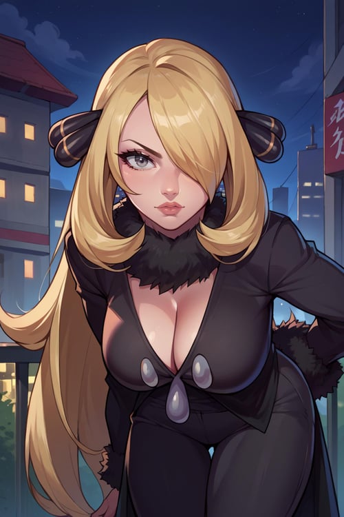 Cynthia/シロナ (Pokemon Diamond and Pearl) SDXL LoRA | 4 Outfits [Pony Diffusion] by novowels on Tensor.Art