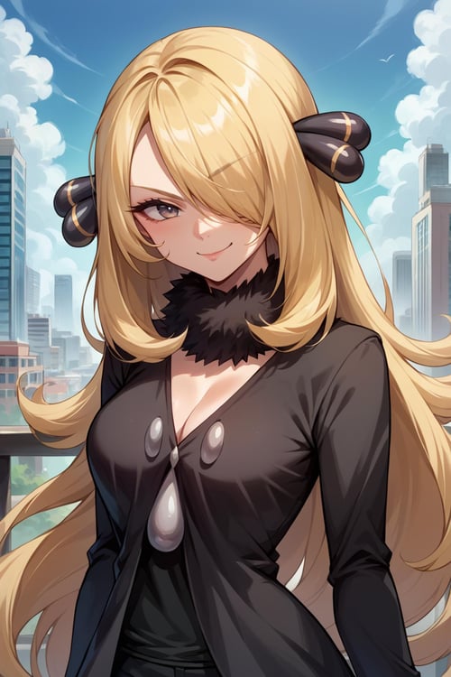 Cynthia/シロナ (Pokemon Diamond and Pearl) SDXL LoRA | 4 Outfits [Pony Diffusion] by novowels on Tensor.Art