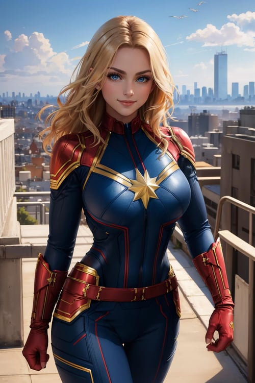 Captain Marvel (Marvel Comics) LoRA by novowels on Tensor.Art