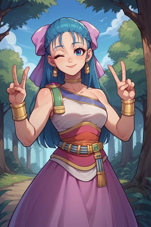 Nera Briscoletti/Flora/フローラ ルドマン (Dragon Quest V: Hand of the Heavenly Bride) SDXL LoRA [Pony Diffusion] by novowels on Te...