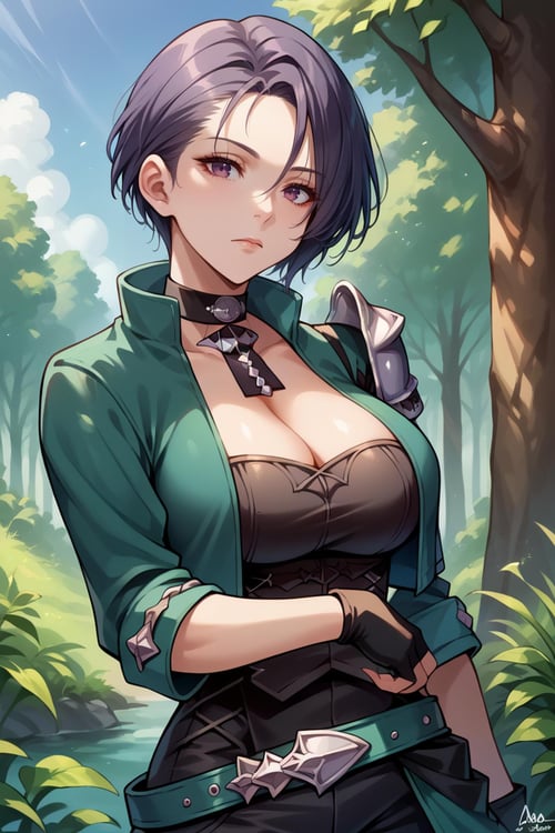 Shamir Nevrand/シャミア (Fire Emblem: Three Houses) SDXL LoRA | 3 Outfits [Pony Diffusion] by novowels on Tensor.Art