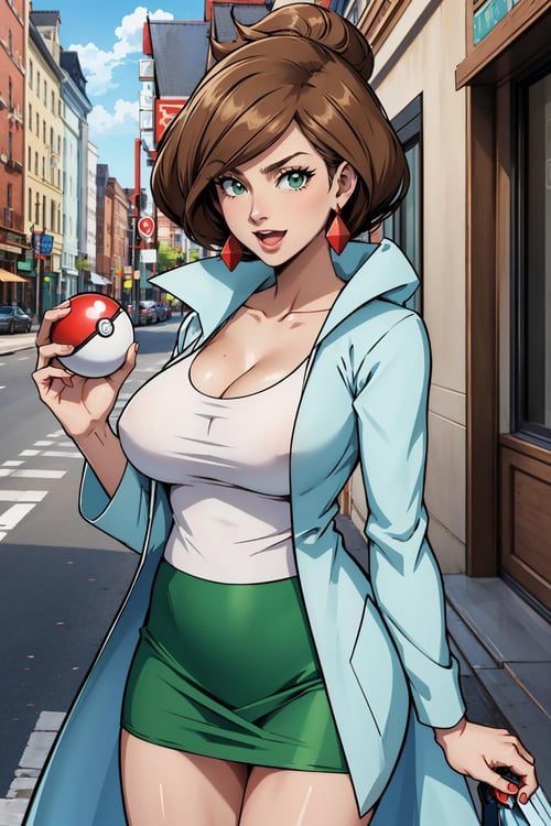 Professor Juniper/アララギ博士 (Pokemon Black and White) LoRA by novowels on Tensor.Art