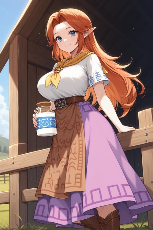 ***** Malon/Cremia/マロン (The Legend of Zelda: Ocarina of Time/Majora's Mask) SDXL LoRA [Illustrious] by novowels on Tensor.Art