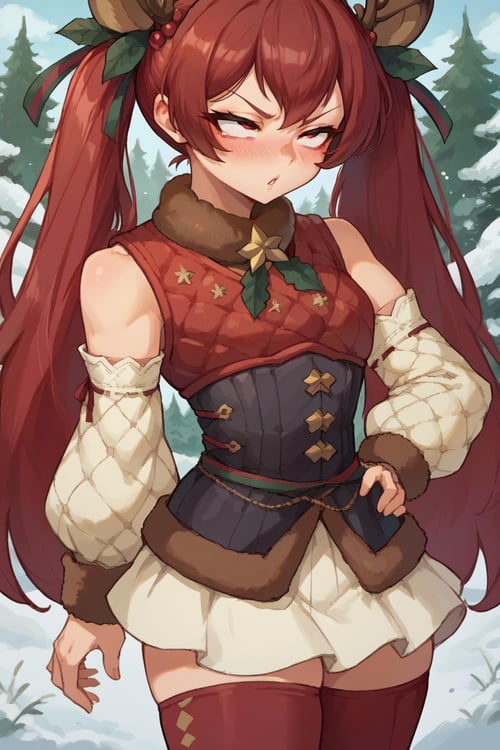 Severa/Selena/セレナ/ルーナ (Fire Emblem Awakening/Fates) SDXL LoRA | 4 Outfits [Pony Diffusion] by novowels on Tensor.Art