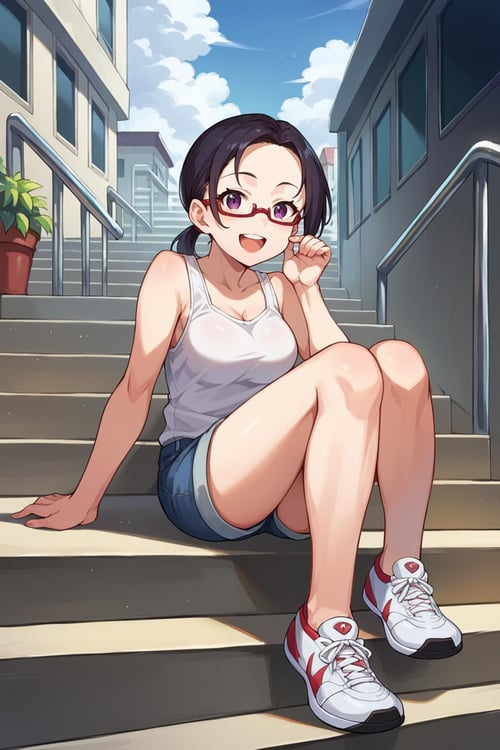Sakie Satou/佐藤 早紀絵 (Interviews With Monster Girls) SDXL LoRA [Pony Diffusion] by novowels on Tensor.Art
