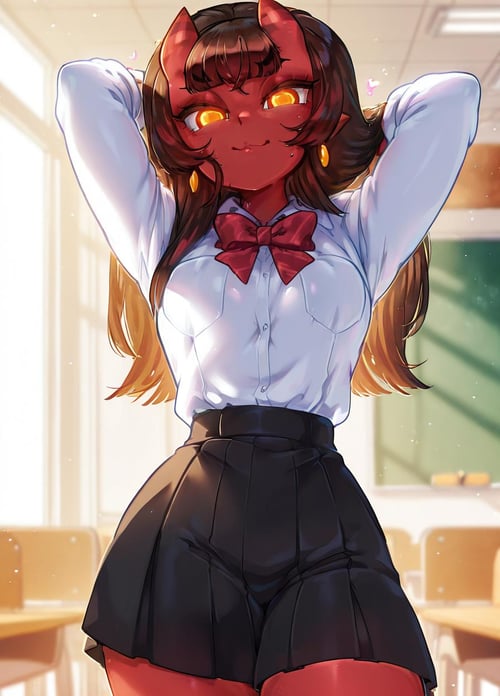 Meru the Succubus (illustrious SDXL LoRA) by Midnightcrawler on Tensor.Art