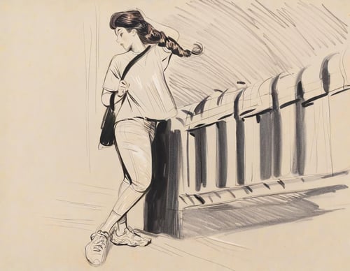 inspired by Paul Cesar Helleu by Key AI on Tensor.Art
