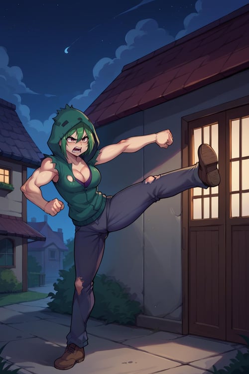 Zombie (Mob Talker/Minecraft) SDXL LoRA [Pony Diffusion] by novowels on Tensor.Art