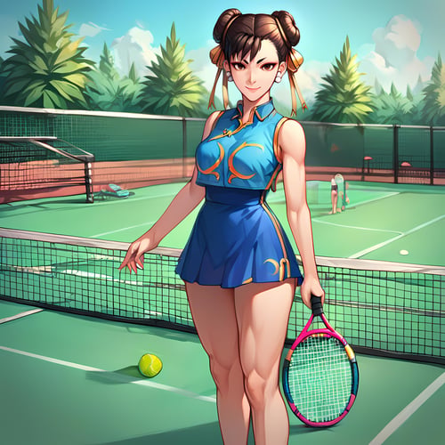 Tennis Court - Pony by Navedaxu on Tensor.Art