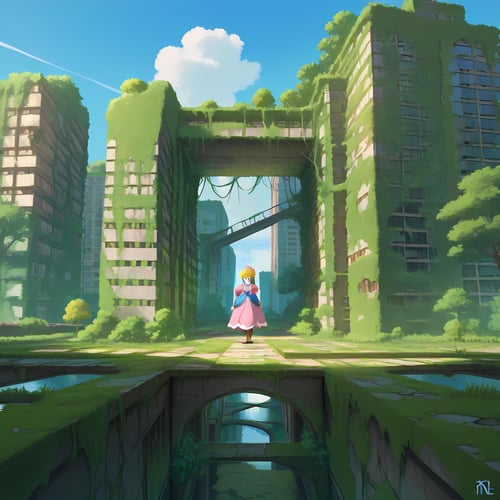 Abandoned City - Illustrious by Navedaxu on Tensor.Art