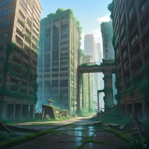 Abandoned City - Illustrious by Navedaxu on Tensor.Art