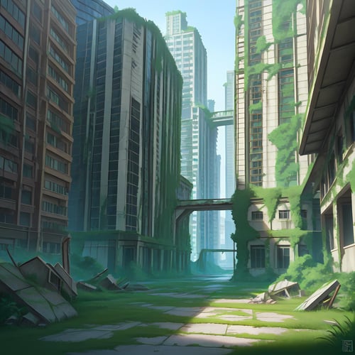 Abandoned City - Illustrious by Navedaxu on Tensor.Art