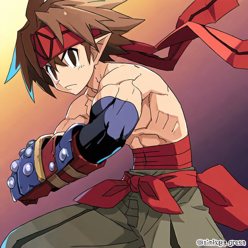 Male Warrior from Disgaea by GuyleD A.I on Tensor.Art