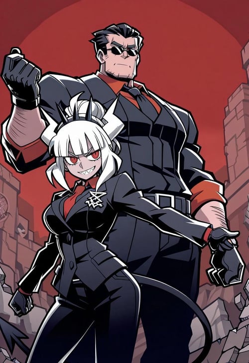 Dynamic Duo Pose IL.V1.0 | Shrekman Concepts Collection by Shrekman17 on Tensor.Art