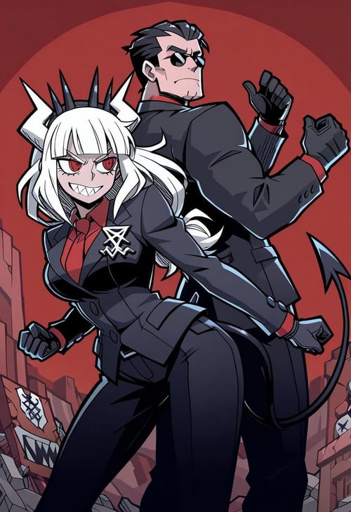 Dynamic Duo Pose IL.V1.0 | Shrekman Concepts Collection by Shrekman17 on Tensor.Art