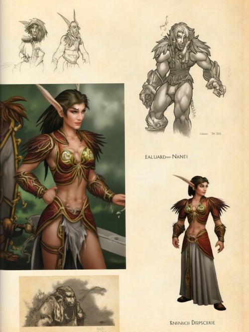 Nemionem - Fantasy Concept Artbook by nemionem on Tensor.Art