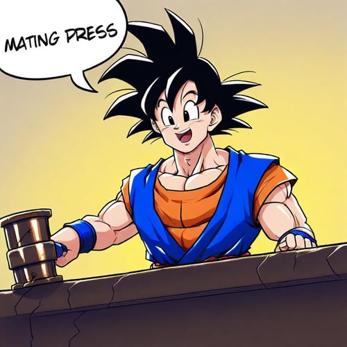 Sentenced to Mating Press | Meme Pose Concept | IllustriousXL and NoobAI by AndroidXL on Tensor.Art