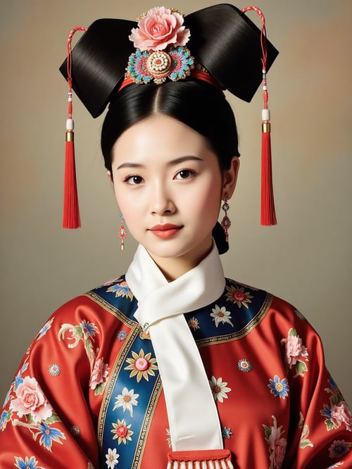 清朝女子 by 一起旅行 on Tensor.Art