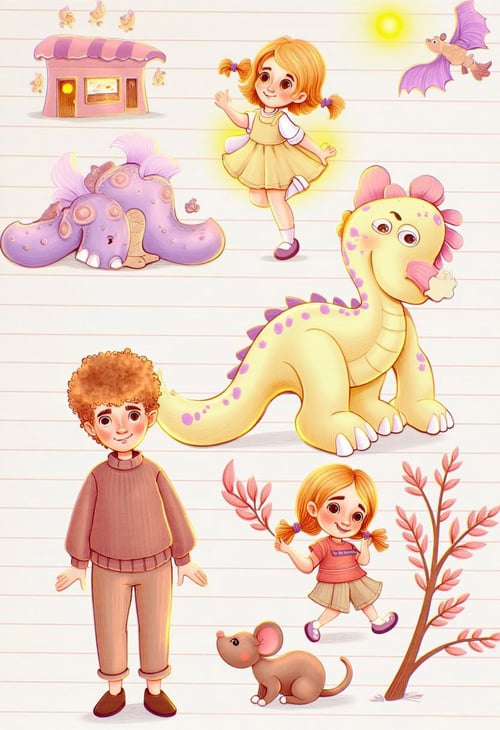 Watercolor Children's Book Illustration by Wizardludas on Tensor.Art