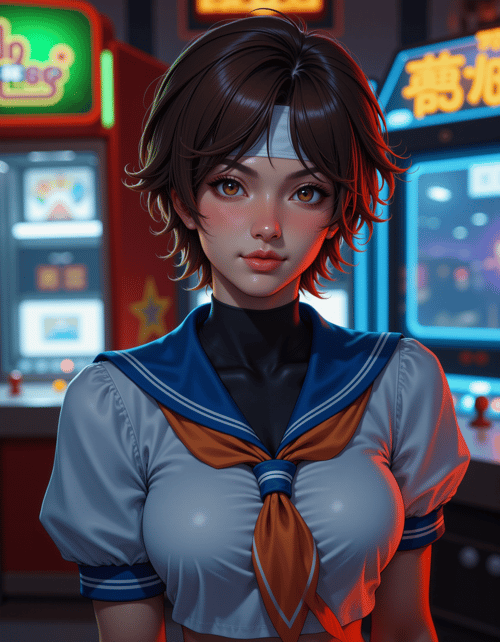 Street Fighter - Sakura Kasugano by AdanAC on Tensor.Art