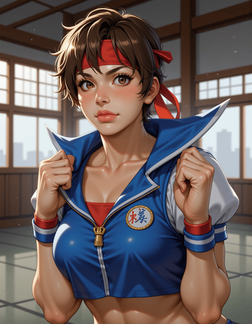 Street Fighter - Sakura Kasugano by AdanAC on Tensor.Art