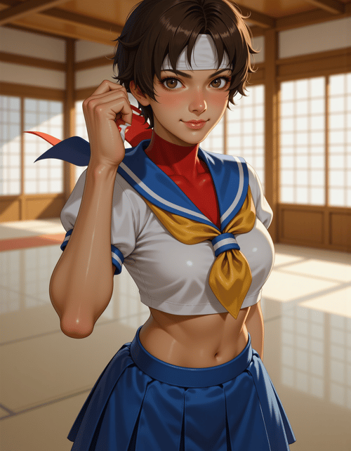 Street Fighter - Sakura Kasugano by AdanAC on Tensor.Art